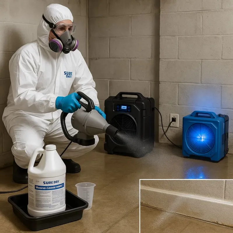 Sanitization and Odor Removal process in Tioga, ND