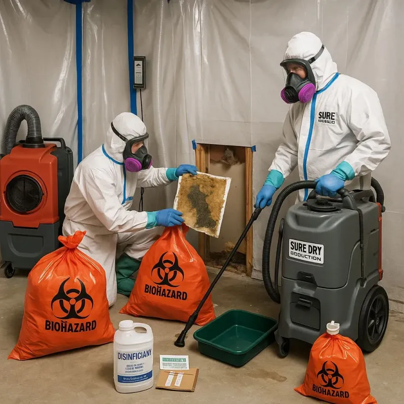 Contaminated Water Handling Protocols process in Tioga, ND